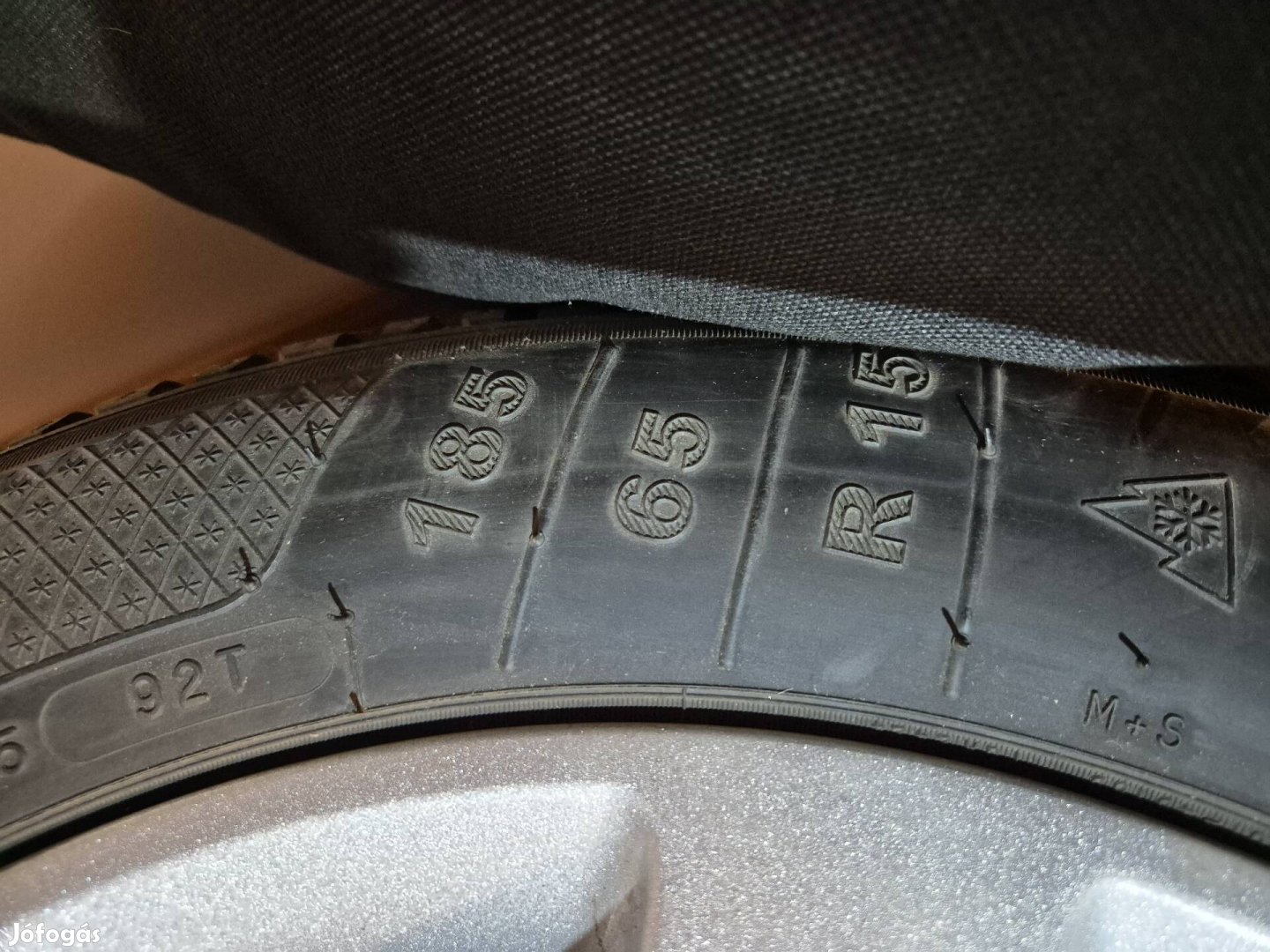 185 65 15 téli gumi szett, felnivel