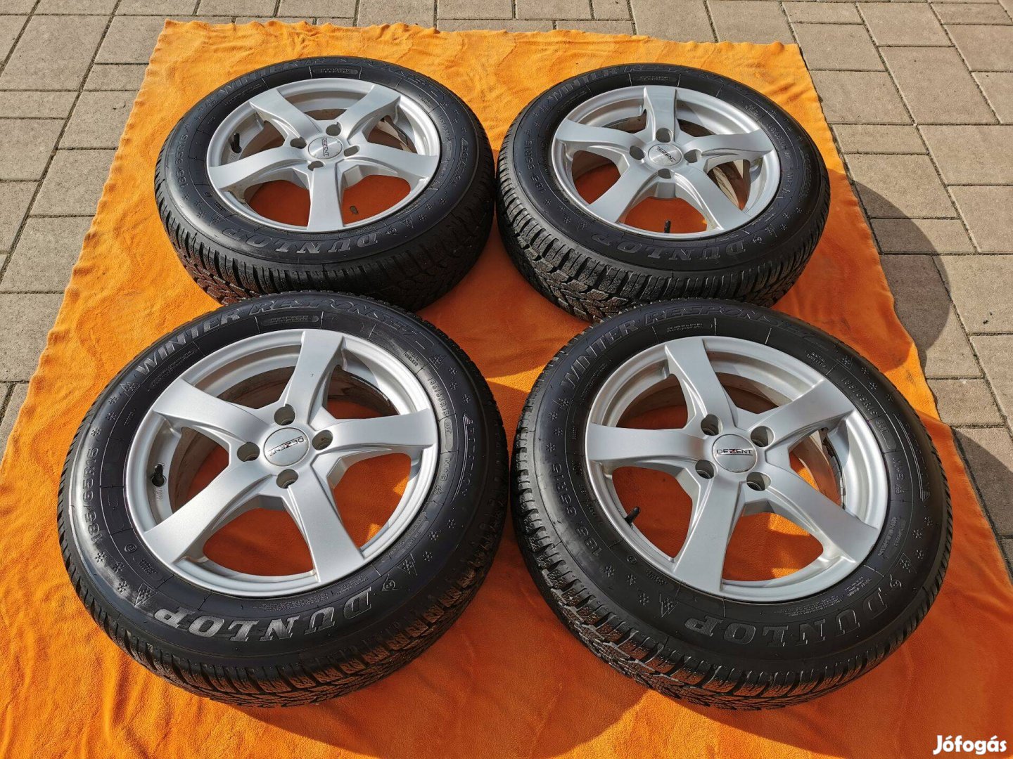 185/65/R15 Alufelni garnitúra téligumival szerelve eladó