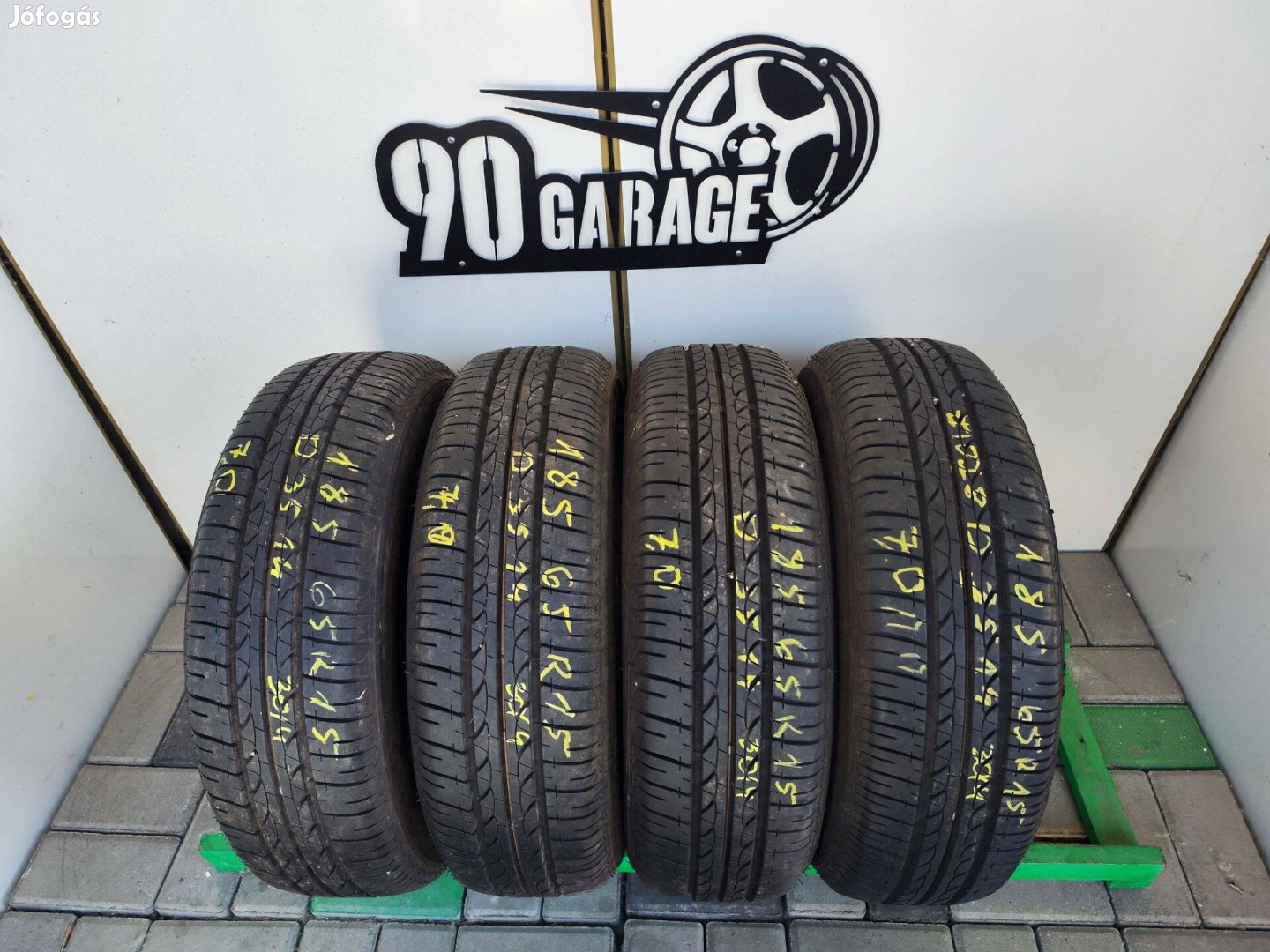 185/65 R15 Bridgestone 4db Nyárigumi 90Garage #1078