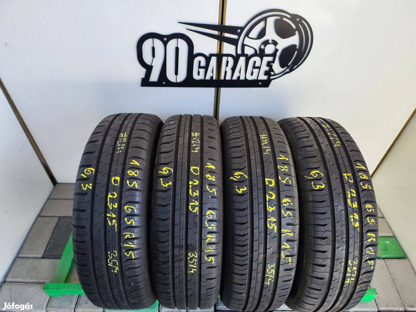 185/65 R15 Continental 4db Nyárigumi 90Garage #1214