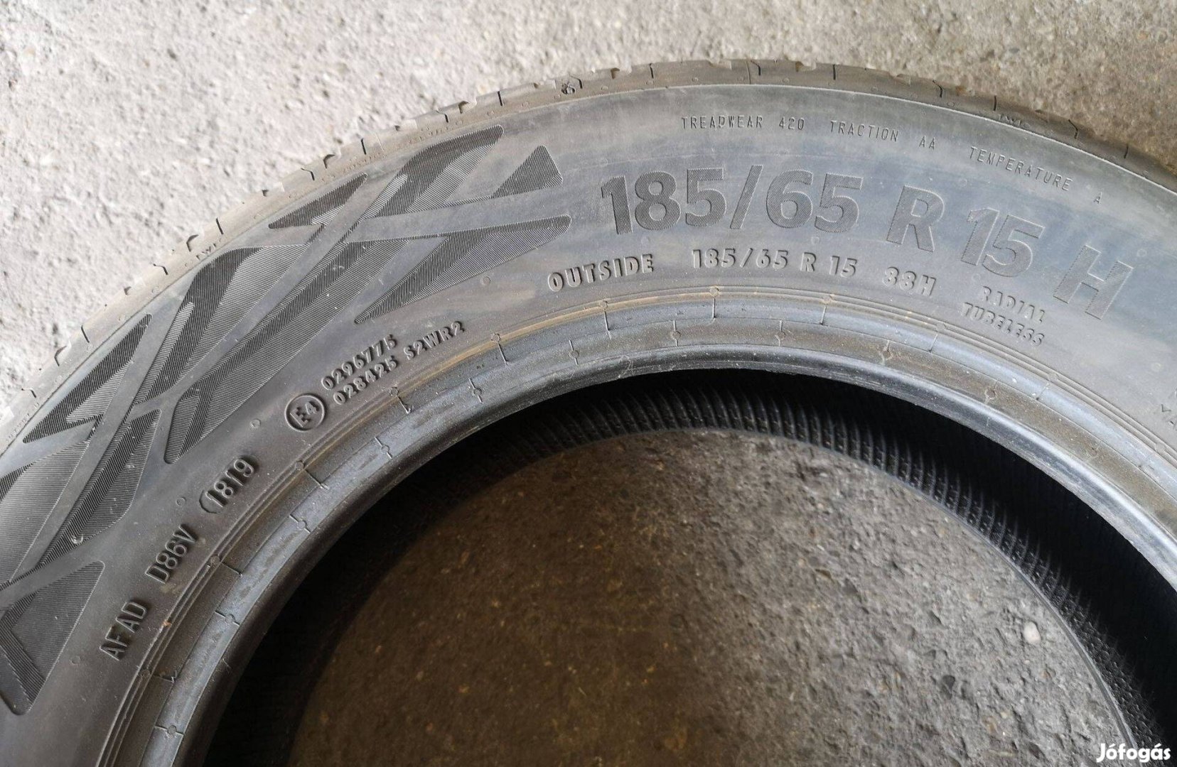 185/65 R15 Continental Ecocontact 6 nyári gumiabroncs