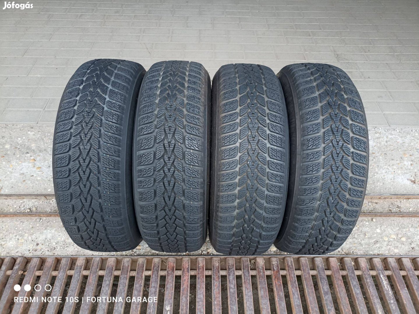 18565 R15 Dunlop használt téli garnitúra