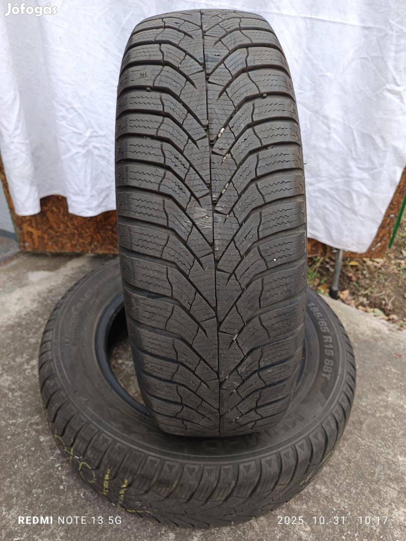 185/65 r15 1éves 80%os 2db Kumho téli gumi eladó