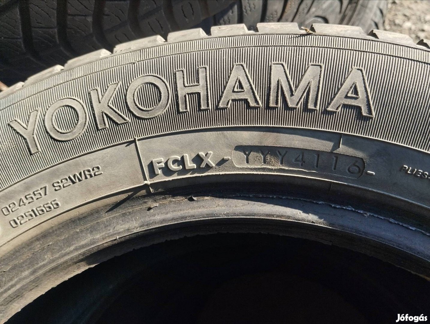 185/65 r15 Téli gumi Yokohama Németországból 6 mm-es profilmélység.