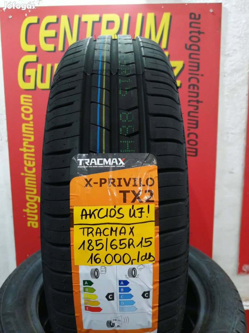 185/65r15 Tracmax új akciós nyári gumi 16.000 Ft