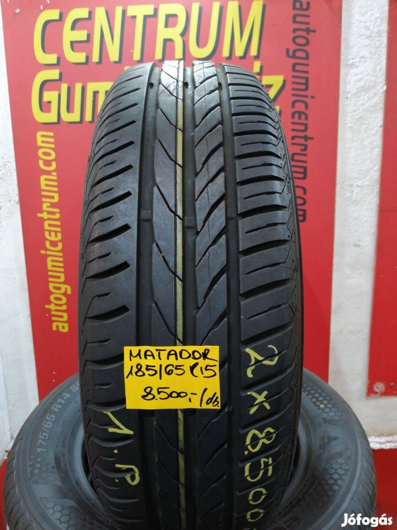 185/65r15 használt nyári gumi Matador 1.pár 8.500 Ft