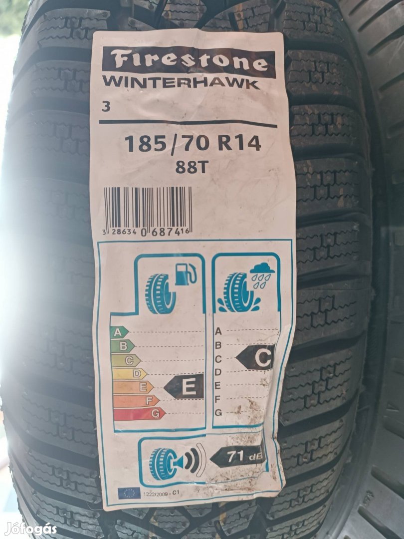 185/70 r14 88T Firestone Winterhawk 3 téli gumi garnitúra 