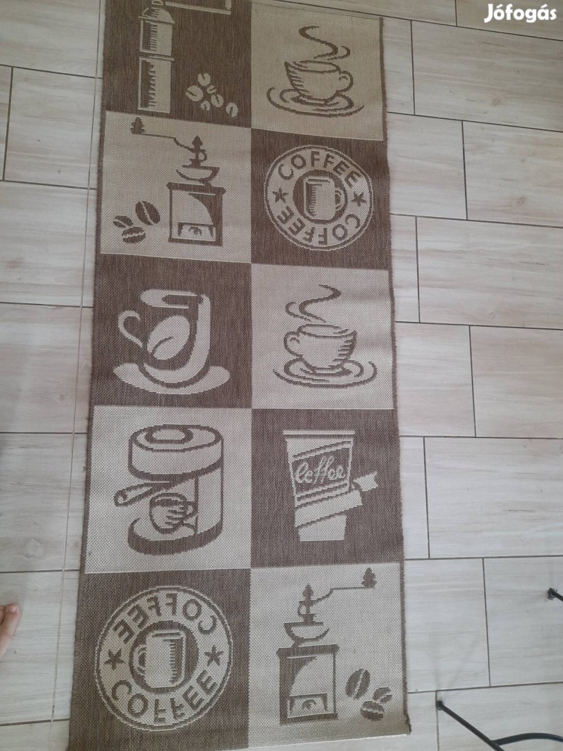 185x70 cm kávé mintás szőnyeg 5000 ft nem alkuképes nem hibás 
