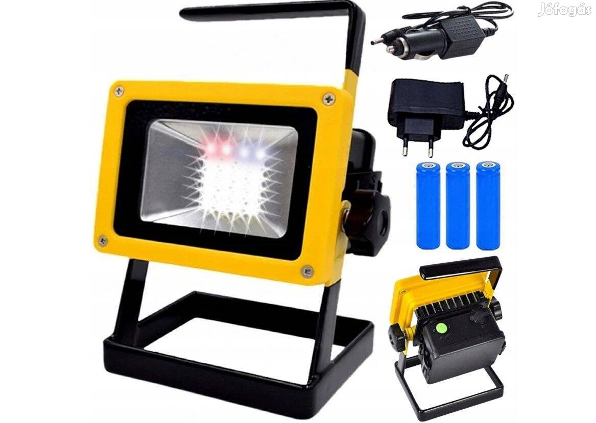 18650 akkumulátoros led szerelőlámpa munkalámpa reflektor 100W