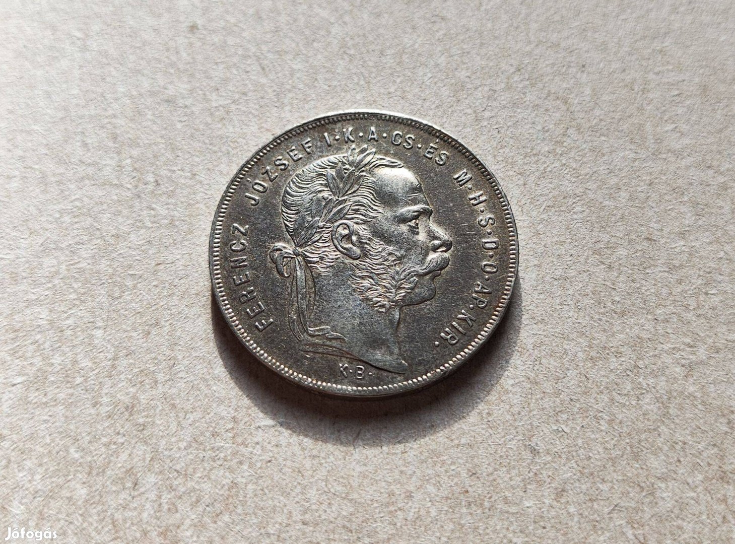 1879 KB 1 Forint ezüst érme
