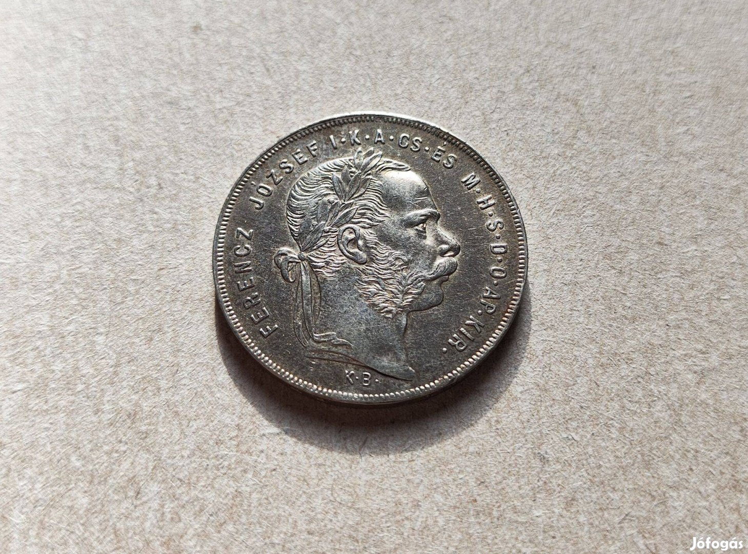 1879 KB 1 Forint ezüst érme