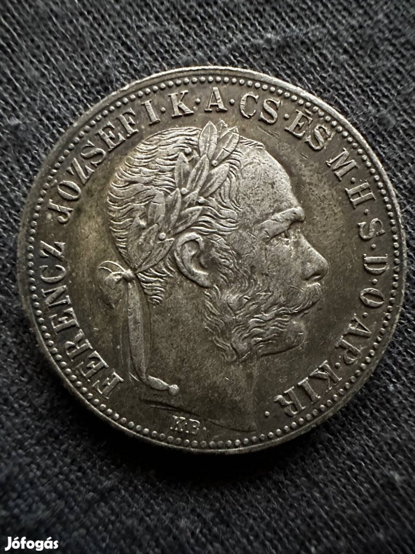 1884 1 Forint - Kb. - képek szerinti gyönyörű állapotban