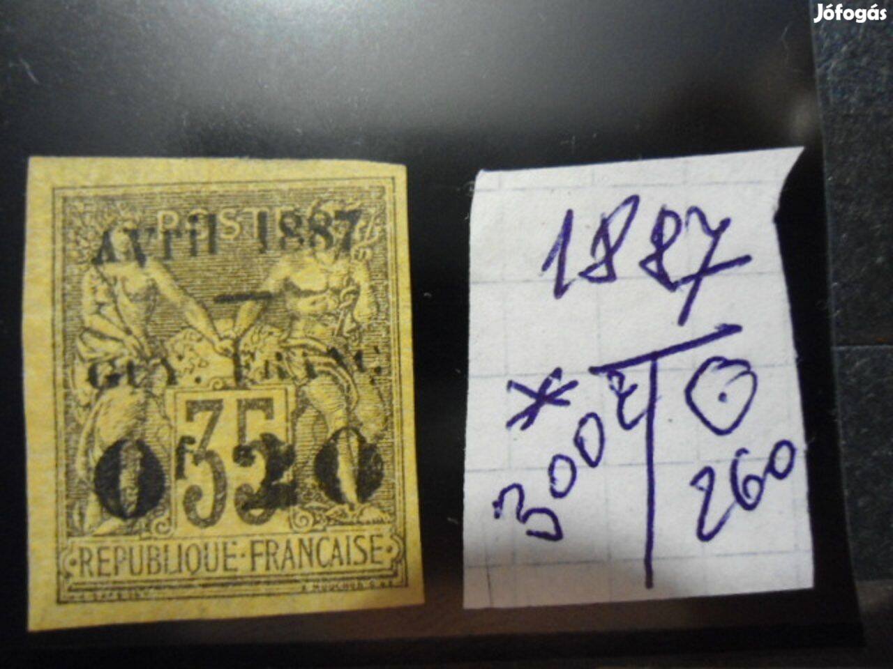 1887.Francia gyarmati.Stamps For Sale.Ár:300 Euró