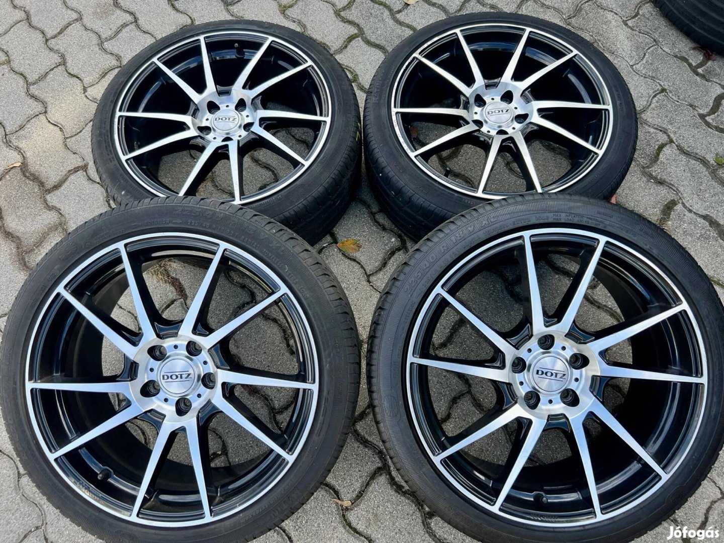 18 18" 5x108 Dotz alufelni felni 225/40 R18 Semperit nyári gumi 