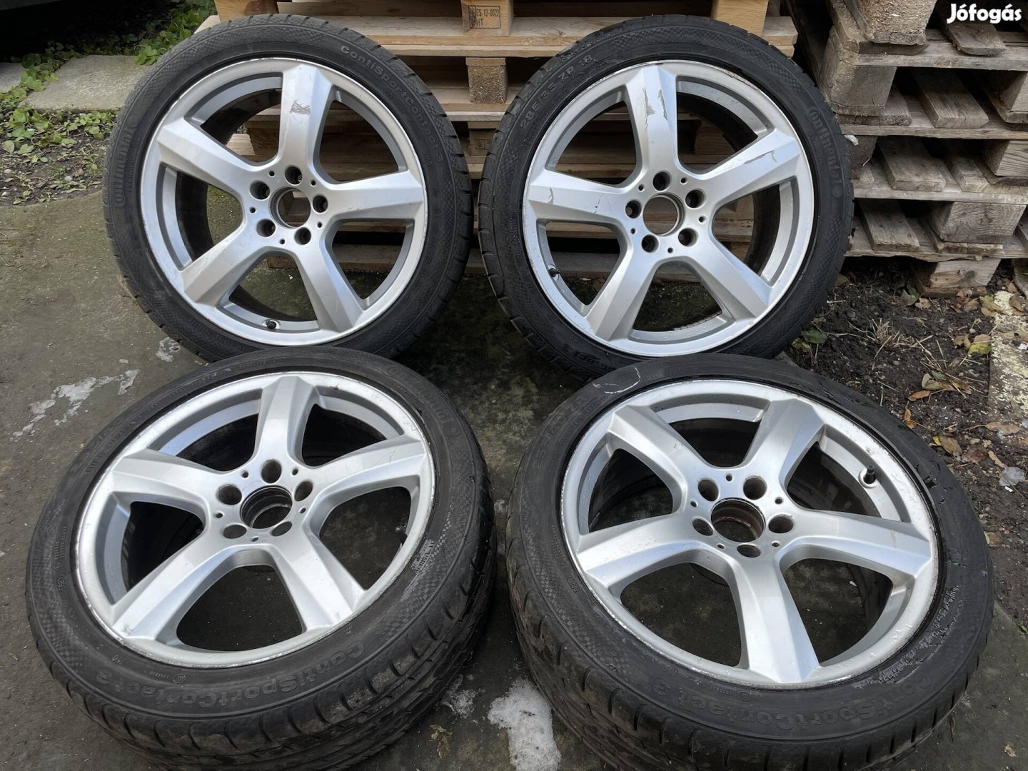 18 18" 5x112 Mercedes CLS gyári alufelni felni tpms szenzor