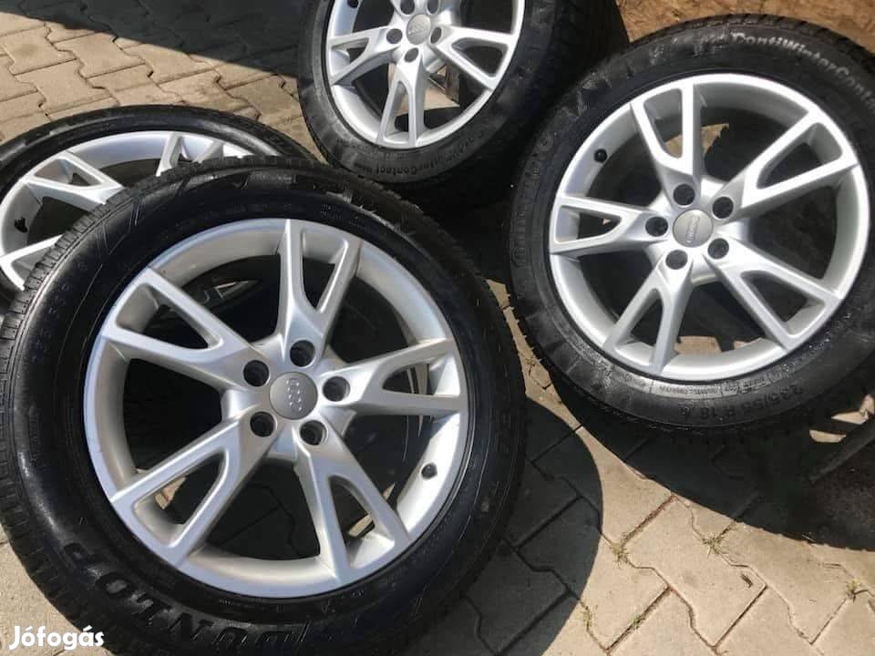 18 Gyari Audi A6 Allroad C7 Alufelnik jó Teligumikkal!5x112