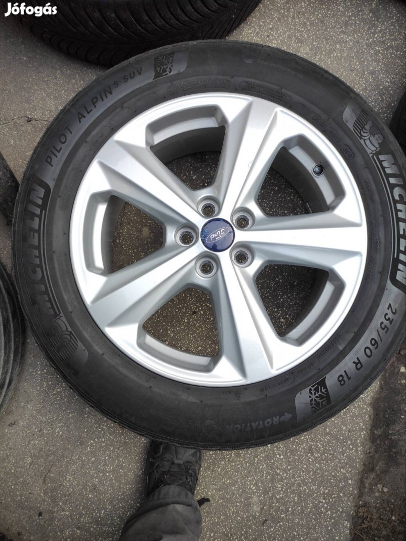 18" 18 5x108 Ford gyári alufelni tpms 158eft/4db