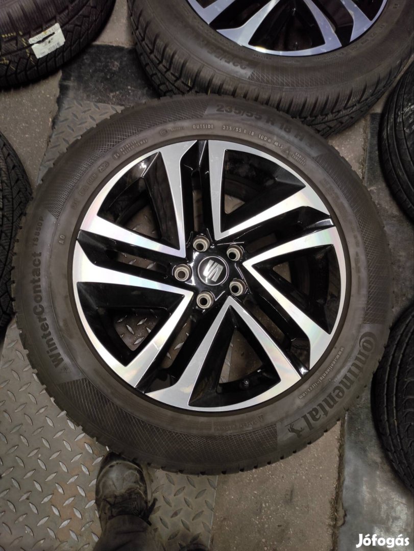 18" 18 5x112 Seat tarraco,tiguan,kodiaq 235/55r18 Conti téli 