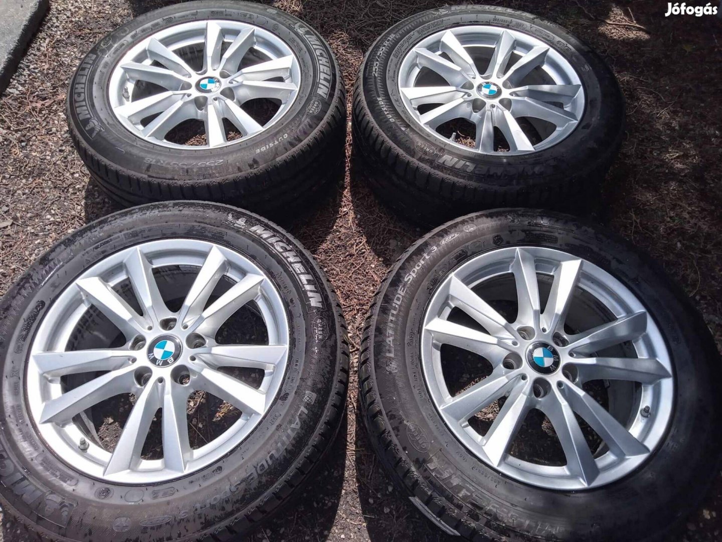 18" 18 r18 5x120 BMW X5 255/55r18 Michelin újszerű gumikkal