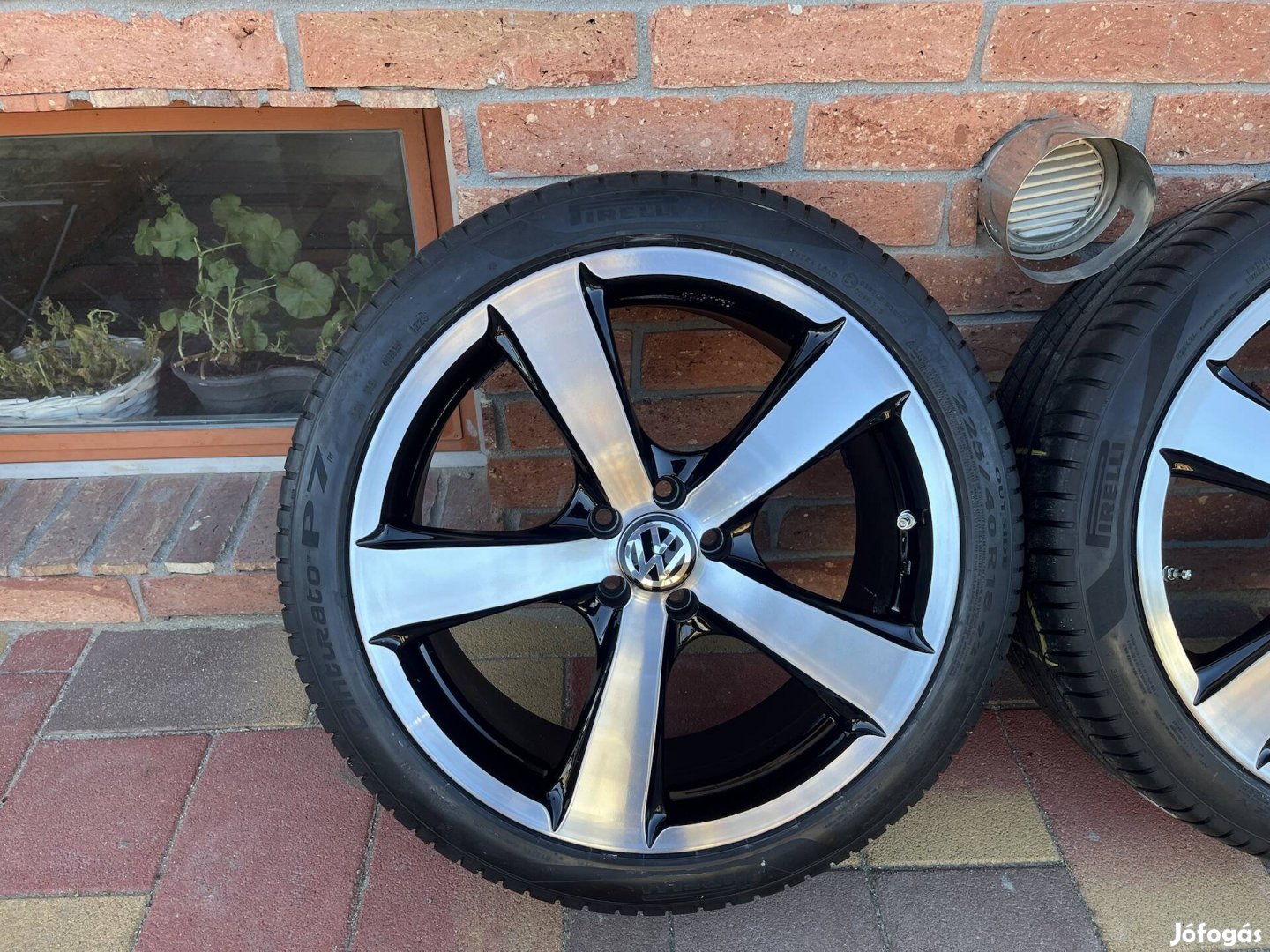 18" 5x100 VW, Audi alufelni szett felújítva, újszerű gumi!