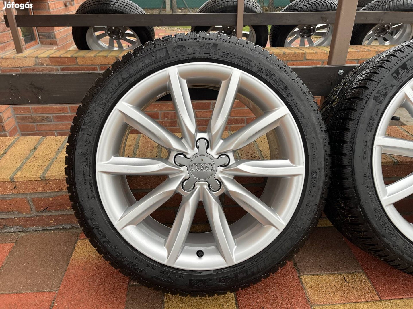 18" 5x112 Audi gyári alufelni szett téligumikkal!