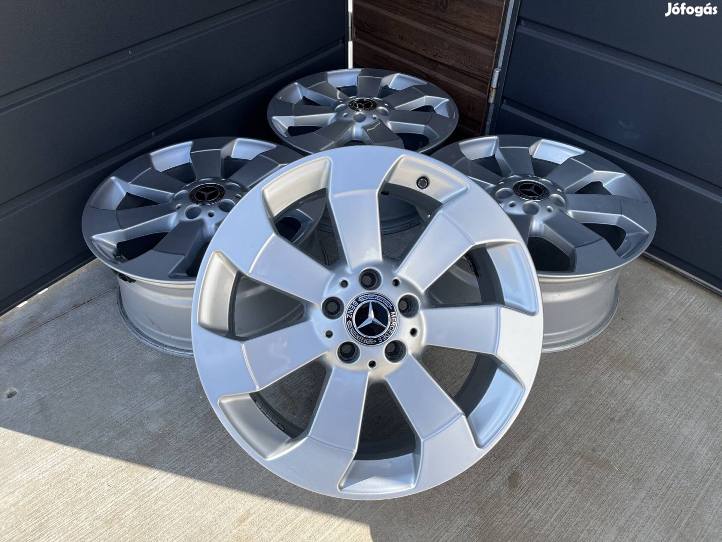 18" 5x112 Mercedes ML, R Classe gyári alufelni szett +Tpms! Újszerű!
