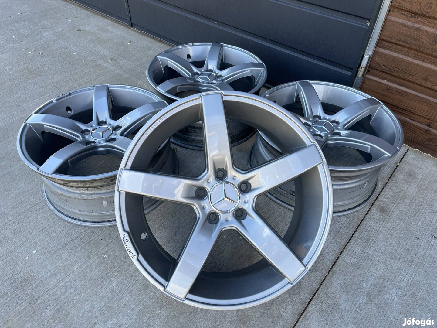 18" 5x112 Mercedes, VW, Audi Brock konkáv alufelni szett!