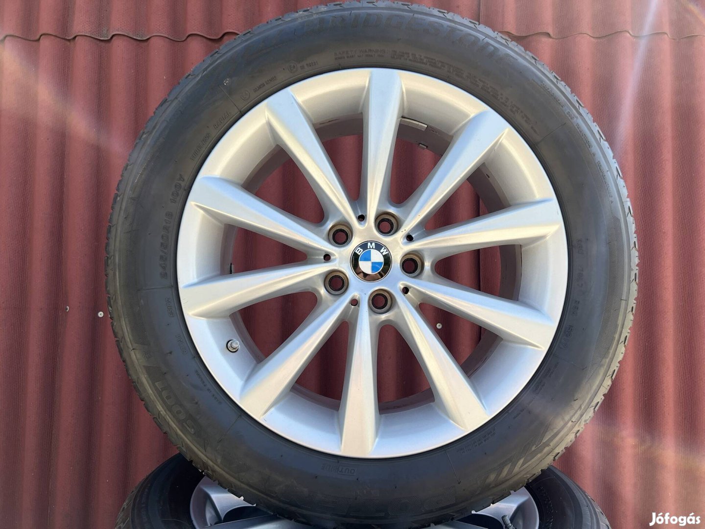 18" 5x112 gyári BMW alufelni nyárigumikkal!