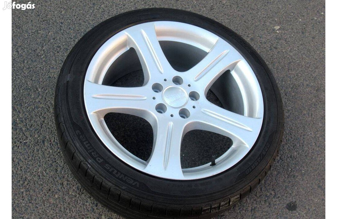 18" VW Audi Mercedes MAM 5x112 alufelni pótkerék 225/45R18 nyári gumi