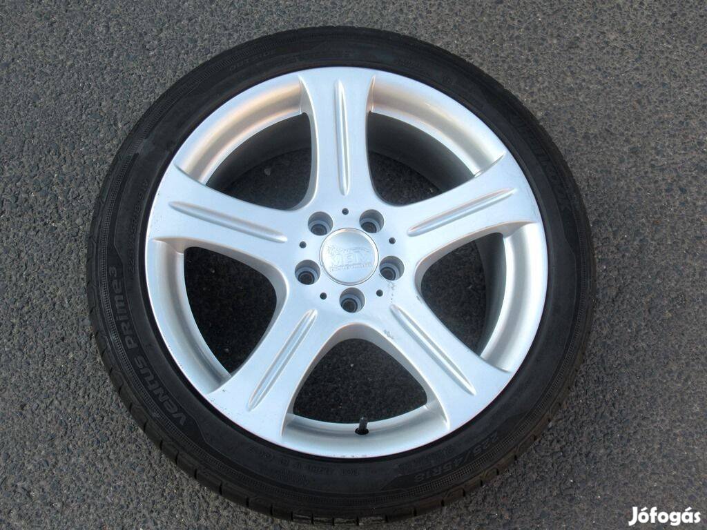 18" VW Audi Mercedes MAM 5x112 alufelni pótkerék 225/45R18 nyári gumi