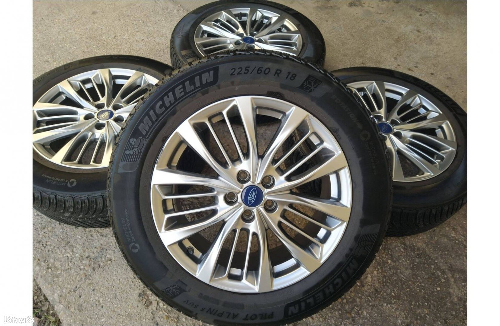 18" gyári Ford Kuga alufelni Tpms szelep 5x108