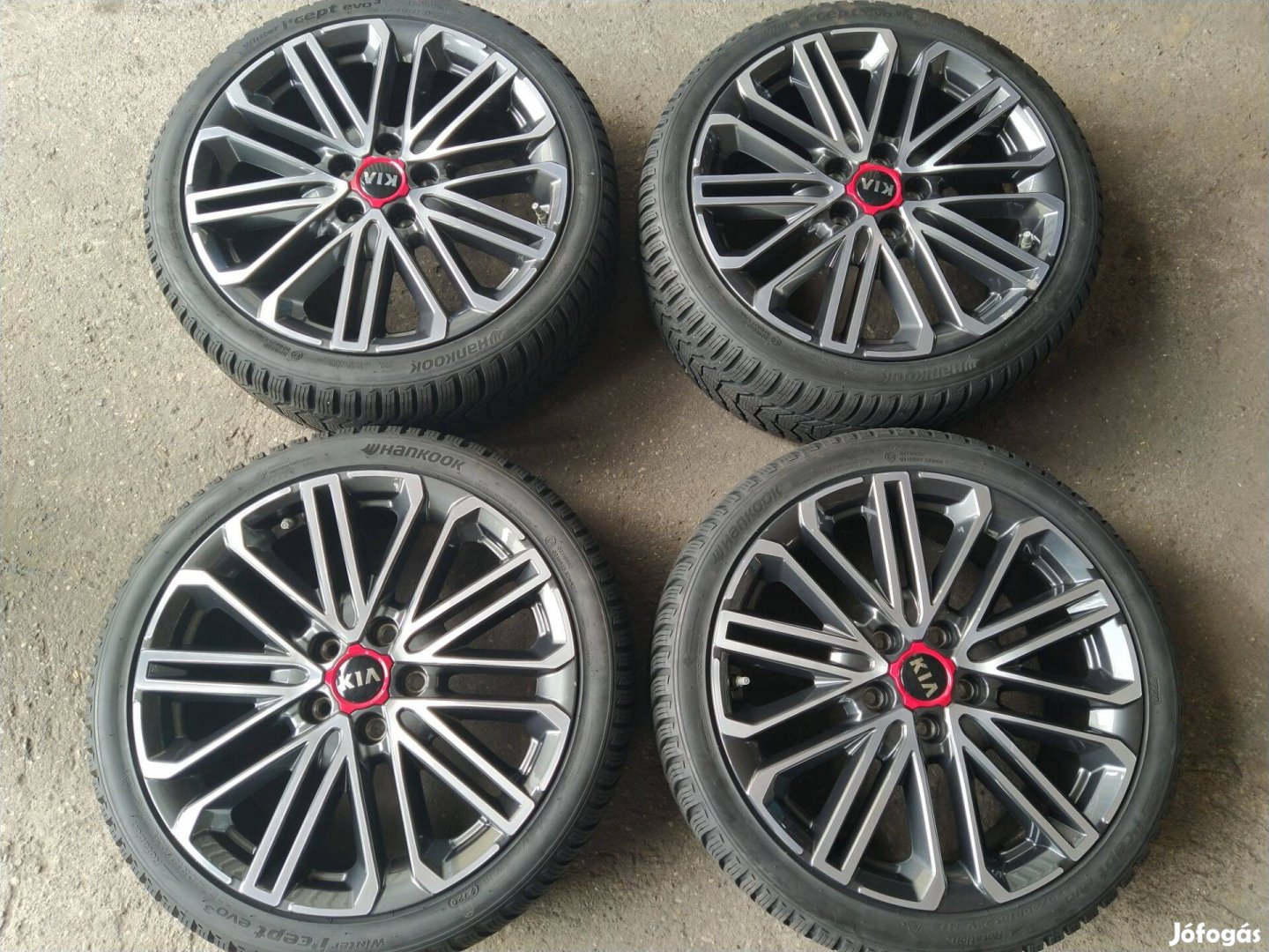 18" gyári Kia Proceed Ceed alufelni garnitúra szenzorok gumik 18 felni