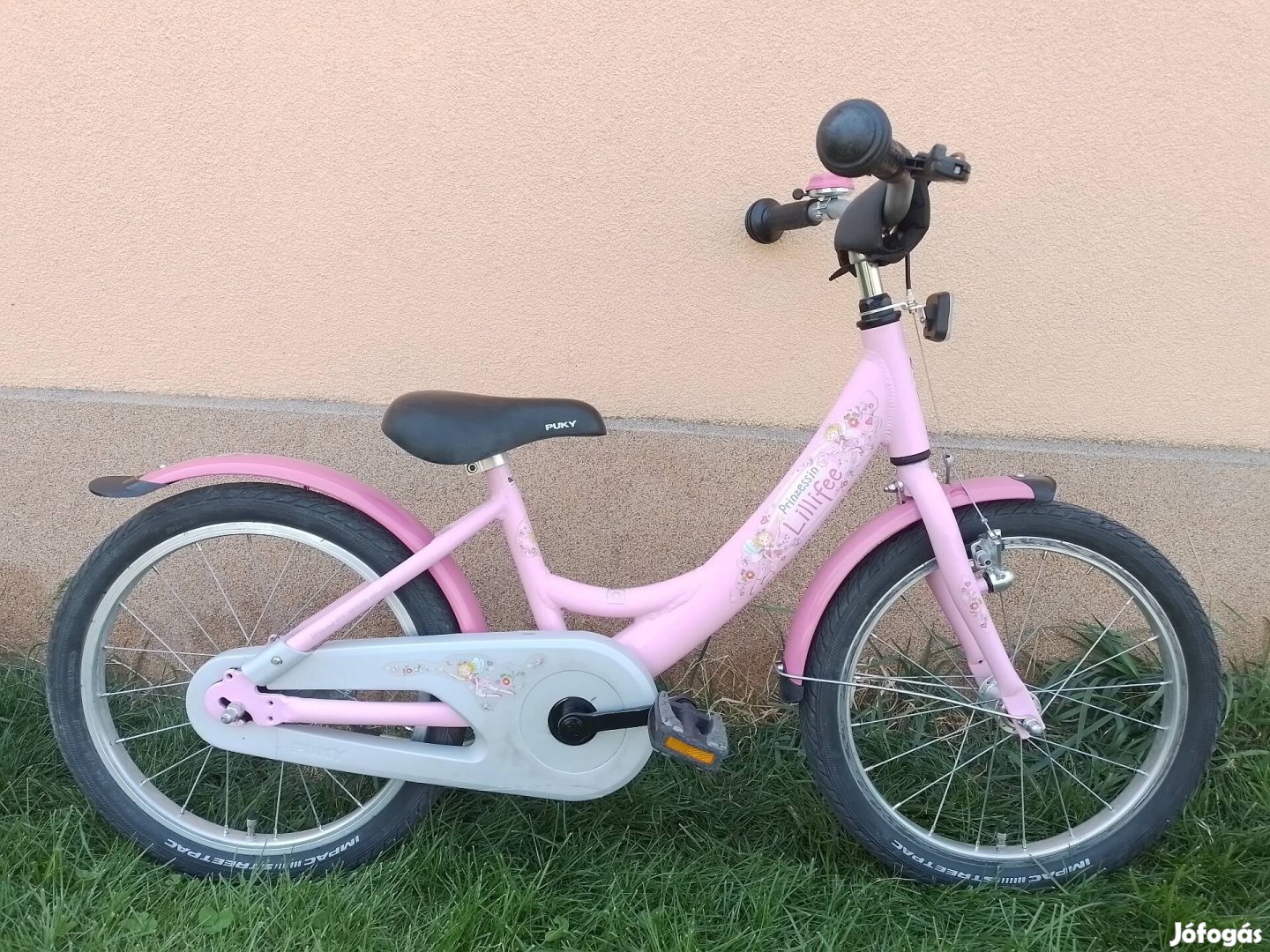 18-as Jó állapotú Puky aluvázas kislány kerékpár bicikli. 