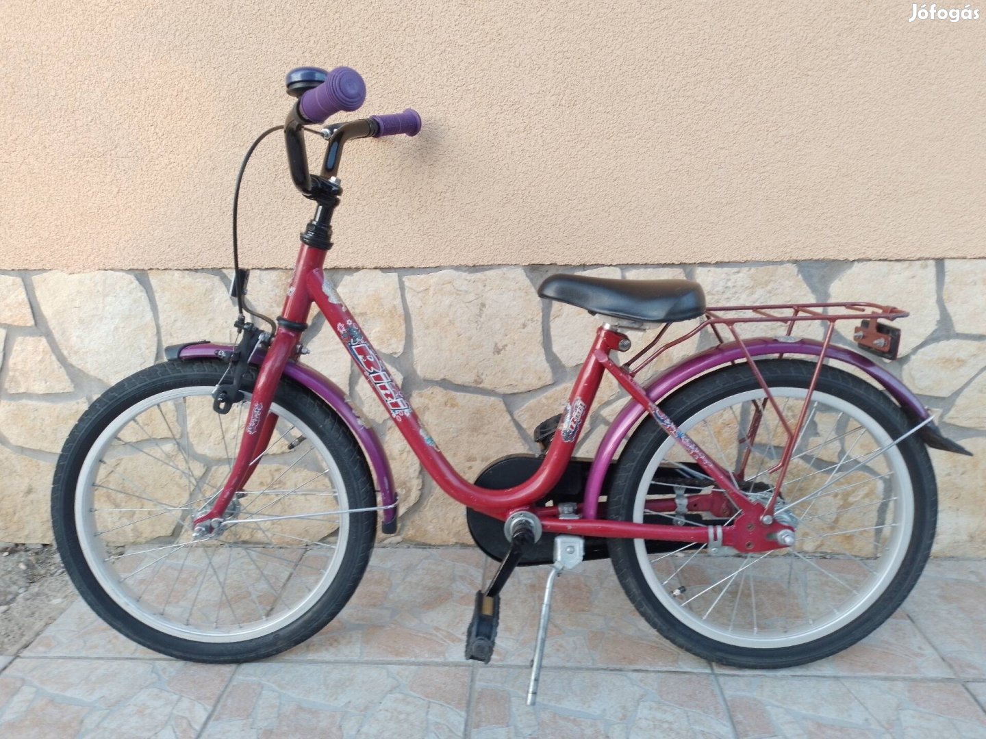 18-as Mélyvázas kontrafékes kislány kerékpár bicikli.