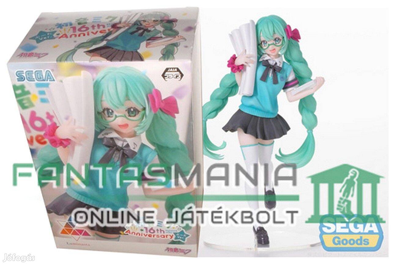 18 cm Vocaloid Hatsune Miku anime énekes avatar PVC szobor