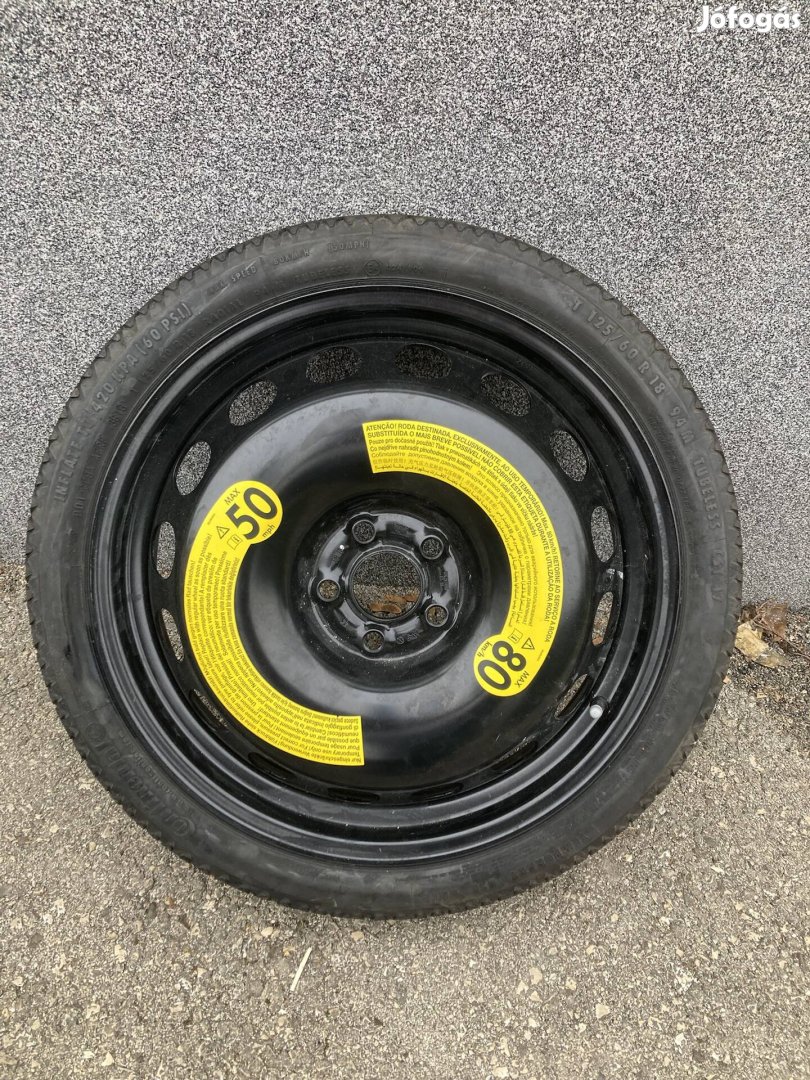 18 col 5x100 mankókerék pótkerek