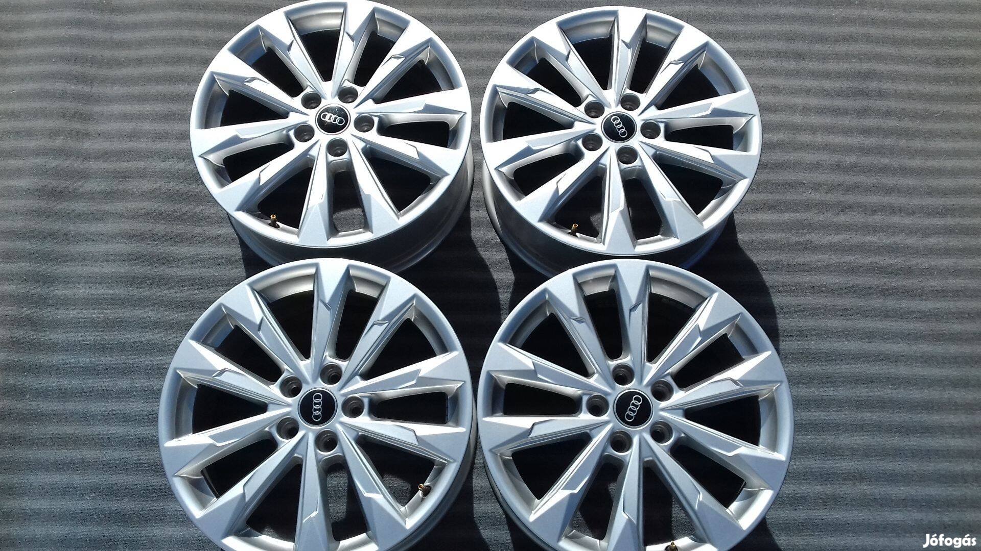 18 col 5x112 újszerű gyári Audi alufelni garnitúra / Vw Skoda Seat