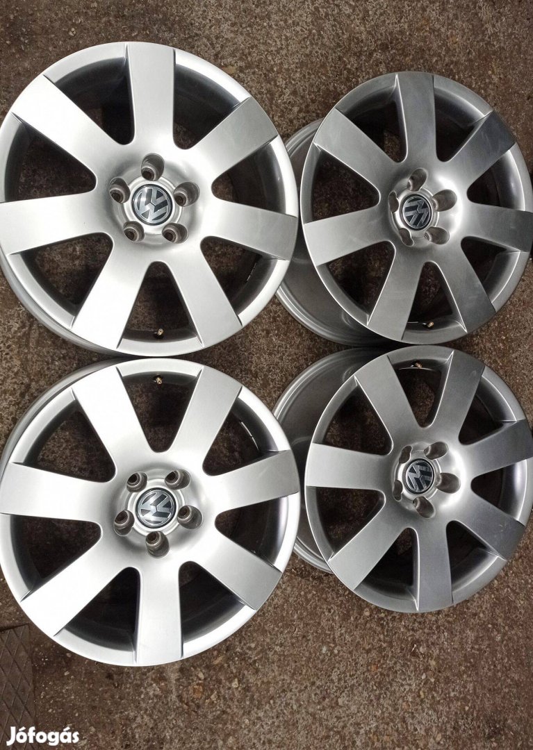 18 colos 5x112 lyukosztású használt Gyári Volkswagen alu felni garnitú