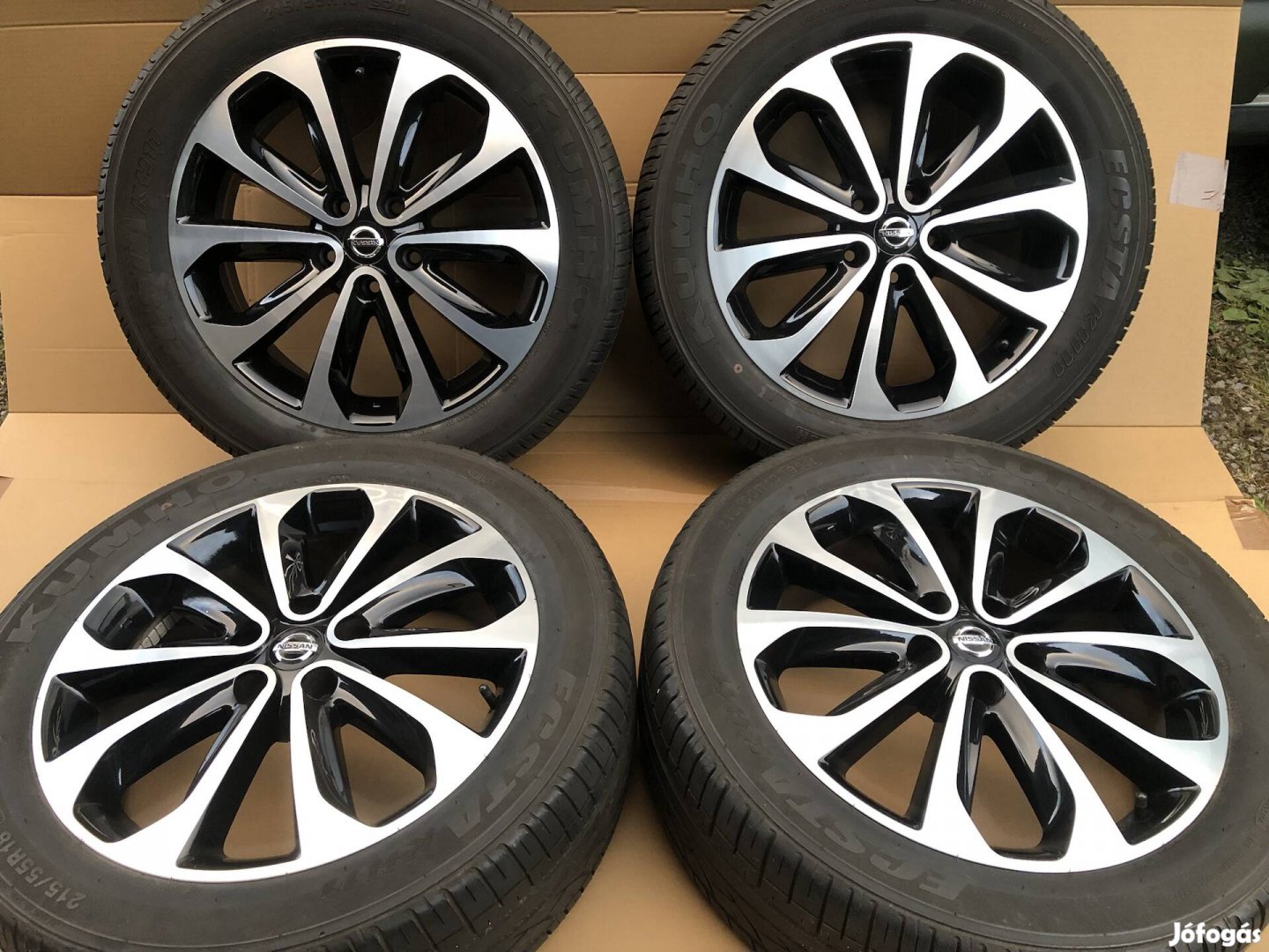 18 colos Nissan Qashqai alufelni nyári gumikkal 18 col