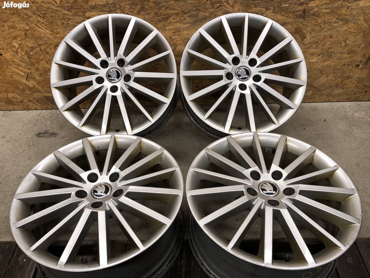 18 colos gyári Skoda alufelni Audi, VW, Seat 18 col