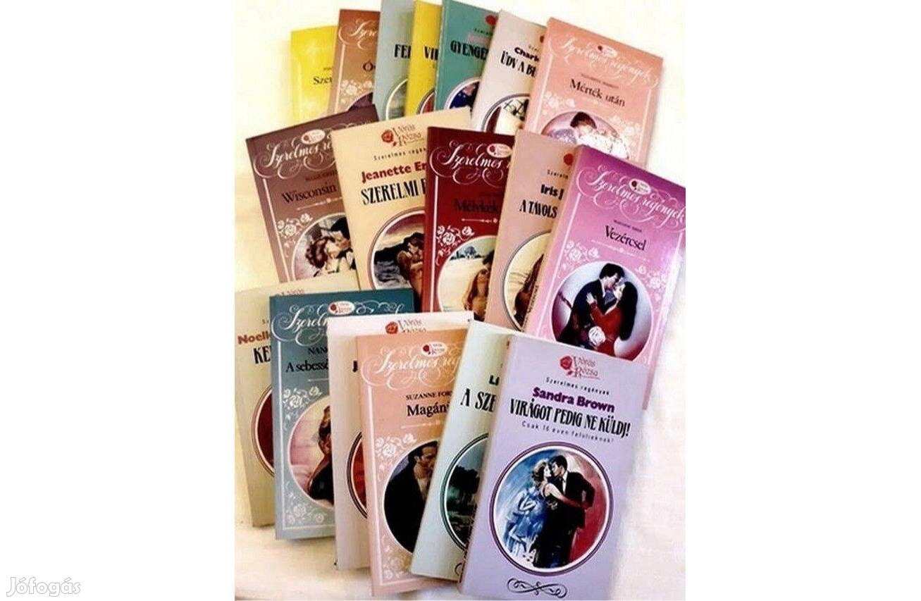 18 db könyv Együtt Szerelmes regények Hibátlanok!