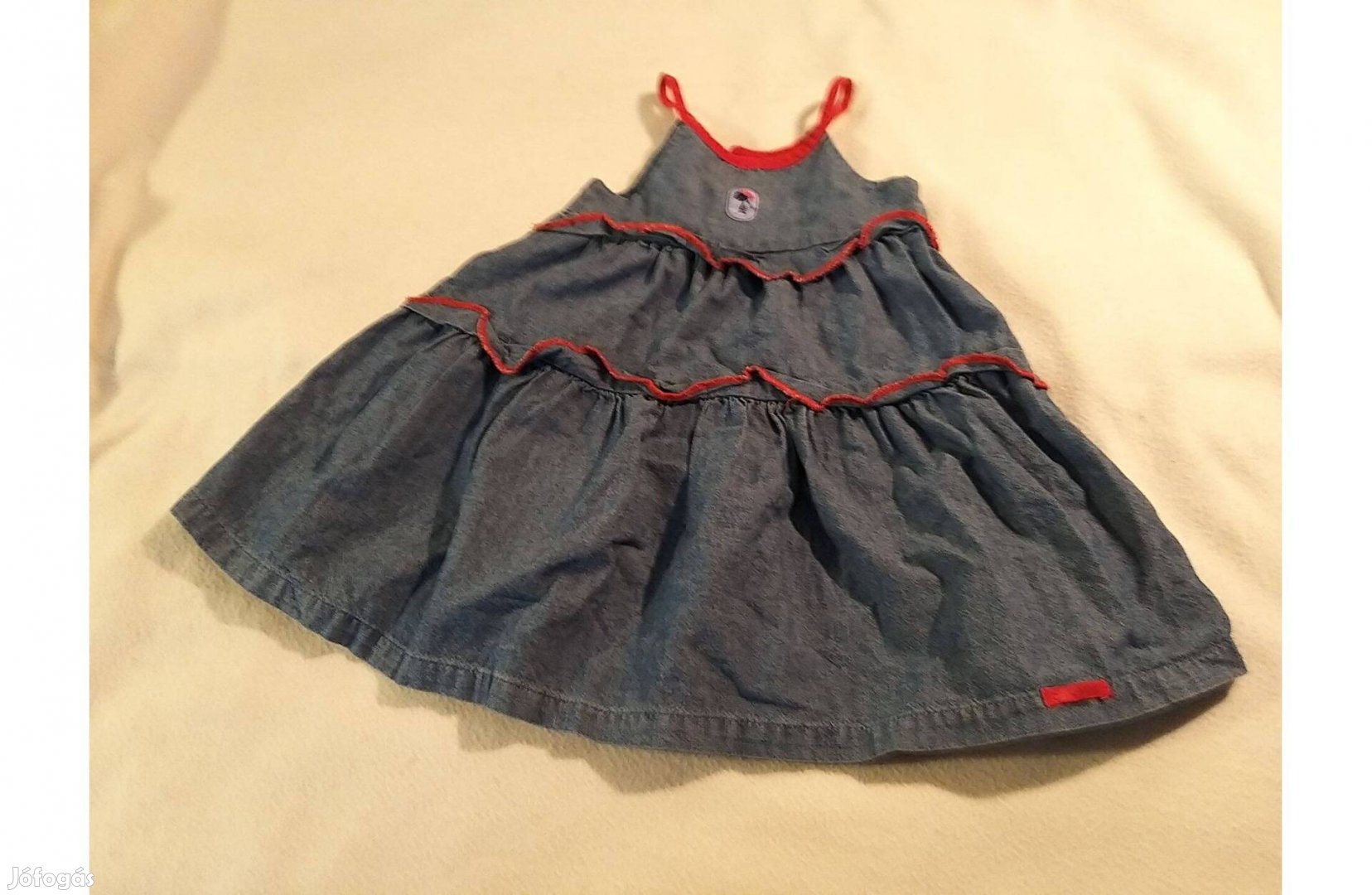 18 hónapos kislánynak vékony anyagú farmerruha