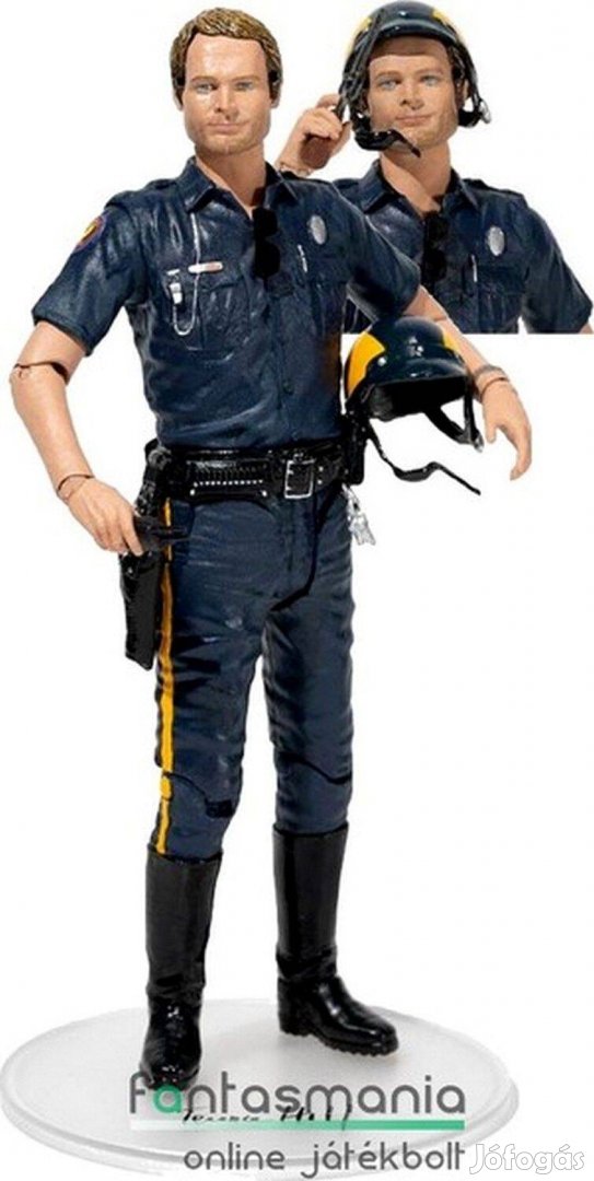 18cm Bűnvadászok 1977 Matt Kirby Terence Hill figura rendőr ruhában
