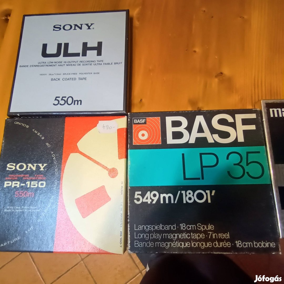 18cm orsós magnószalagok eladók