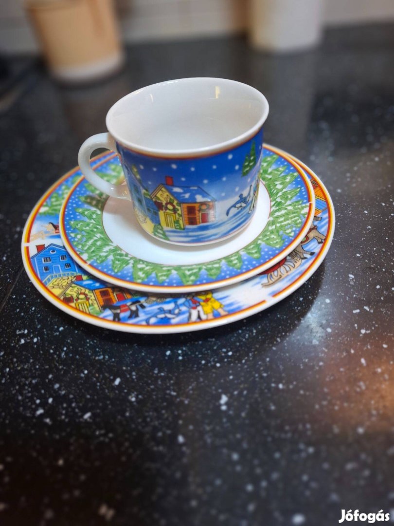 18db-os kávésteás készlet Új