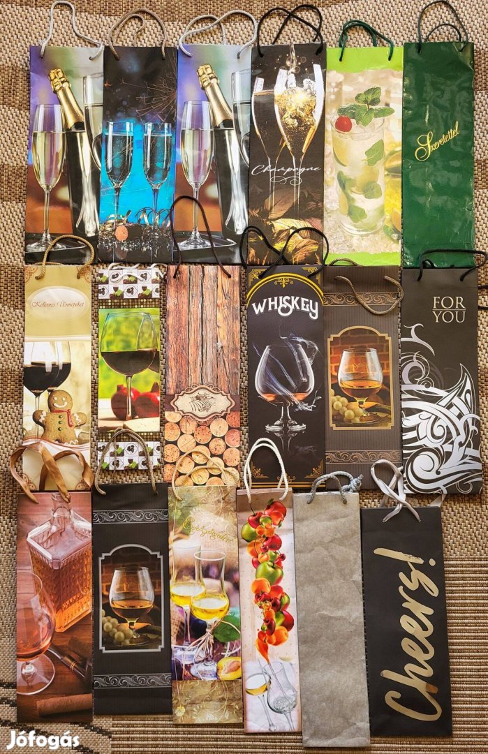 18db papír dísztasak dísztáska dísz zacskó ajándék tasak II