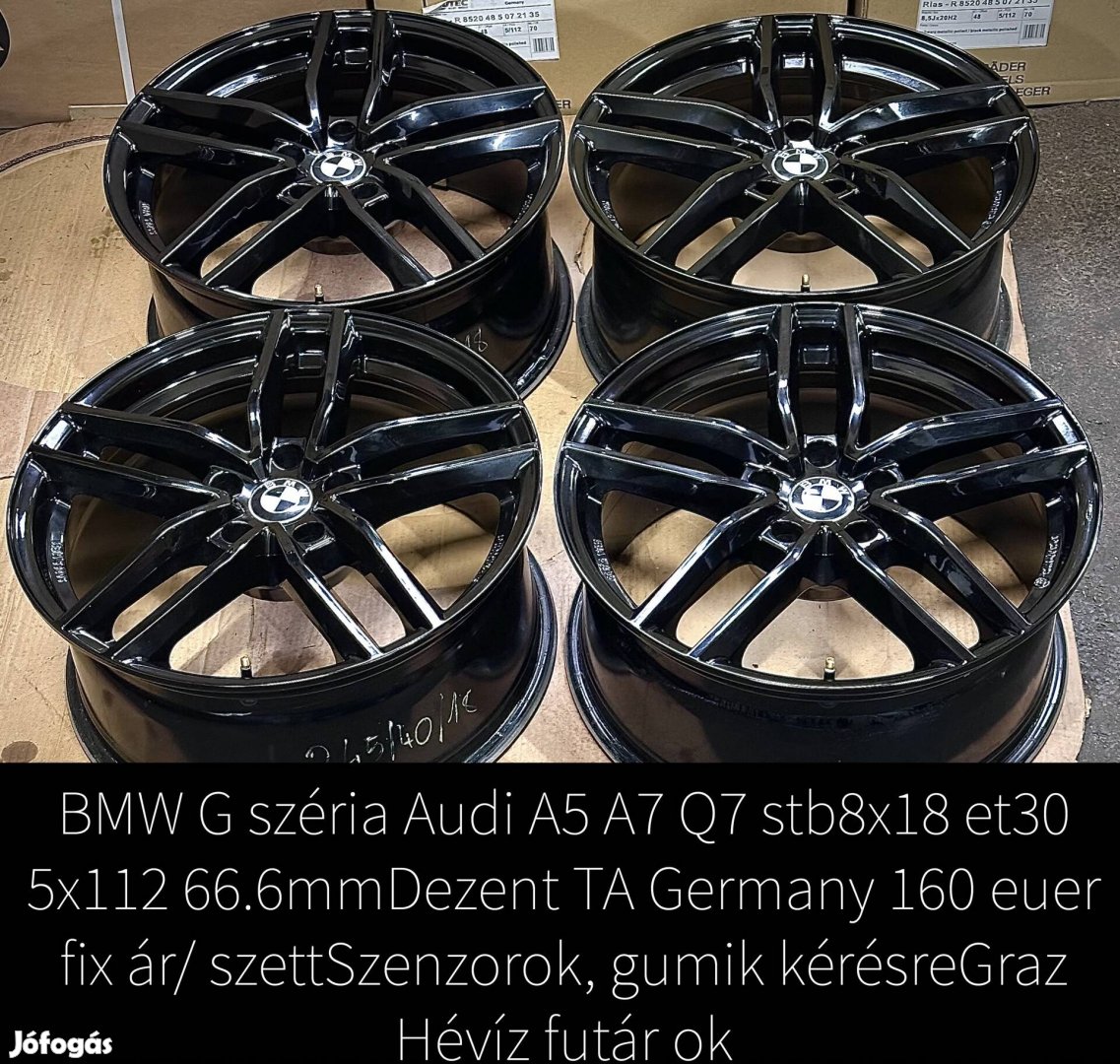 18zoll 5x112 alufenik BMW G szeria Audi A5 a7 s5 rs srb
