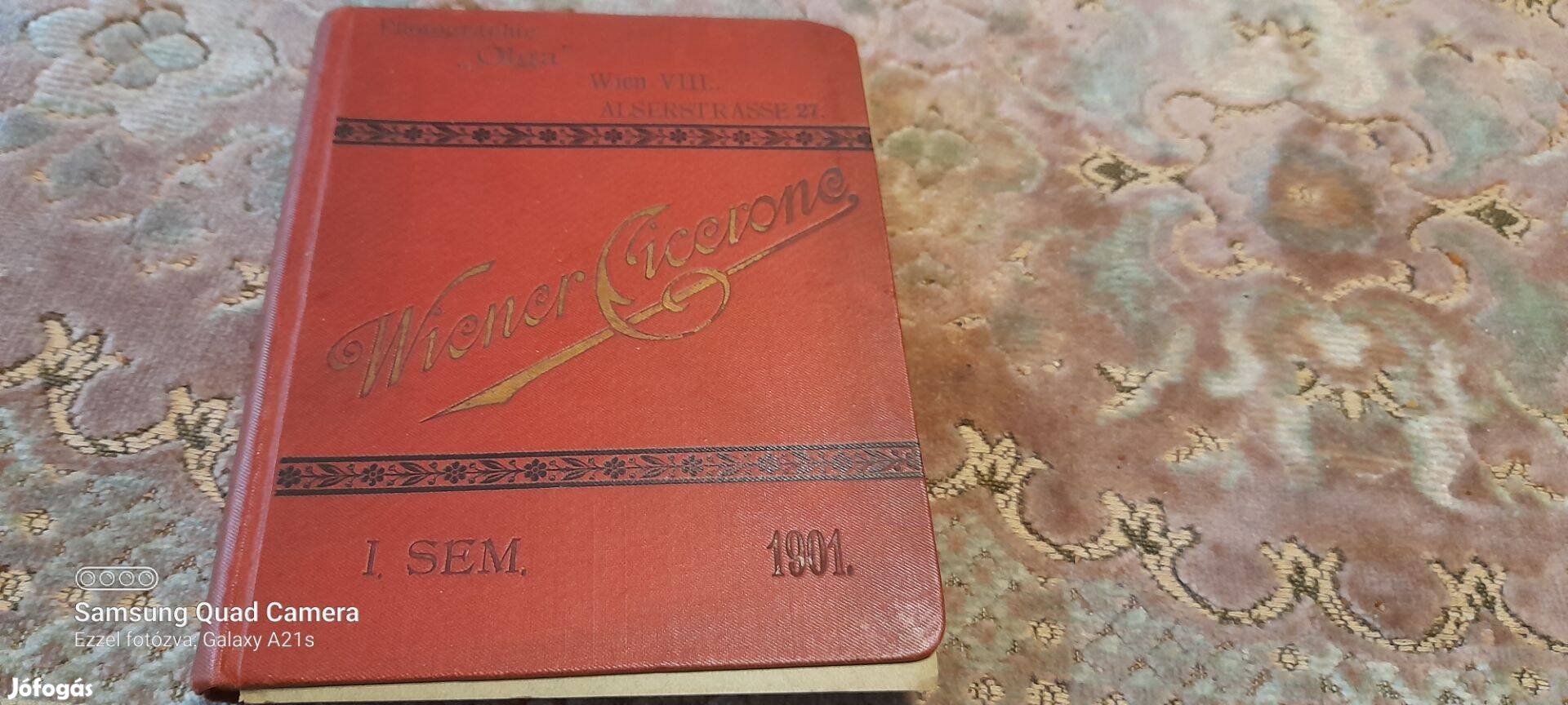 1901-ben Bécs-ben -Wiena -kiadott reklámkönyvecske