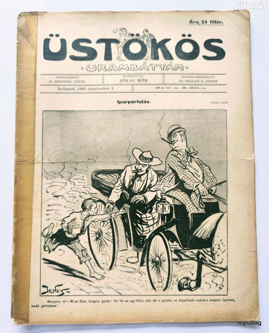 1906 szeptember 2 / Üstökös / Újság - Magyar / Ssz.: 27827