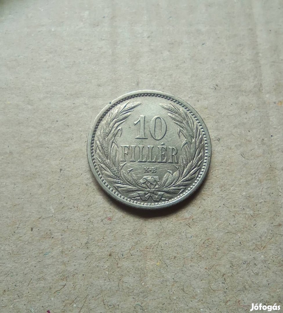 1908. Korona 10 fillér 